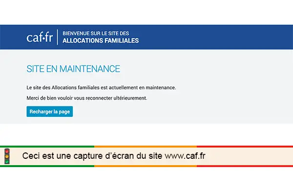 Maintenance CAF fr