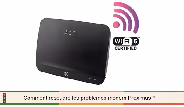 Modem Proximus et ses voyants de diagnostic