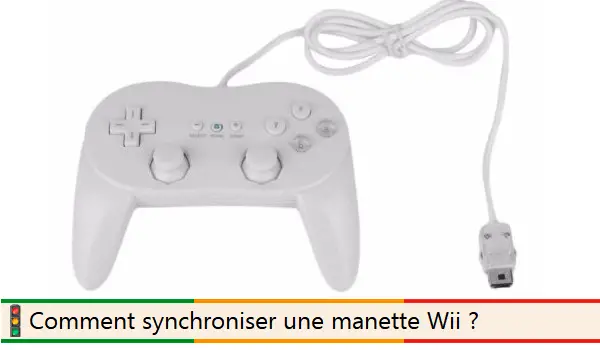 Comment synchroniser une manette Wii ?