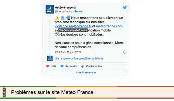 Le site de Météo-France tombe en panne