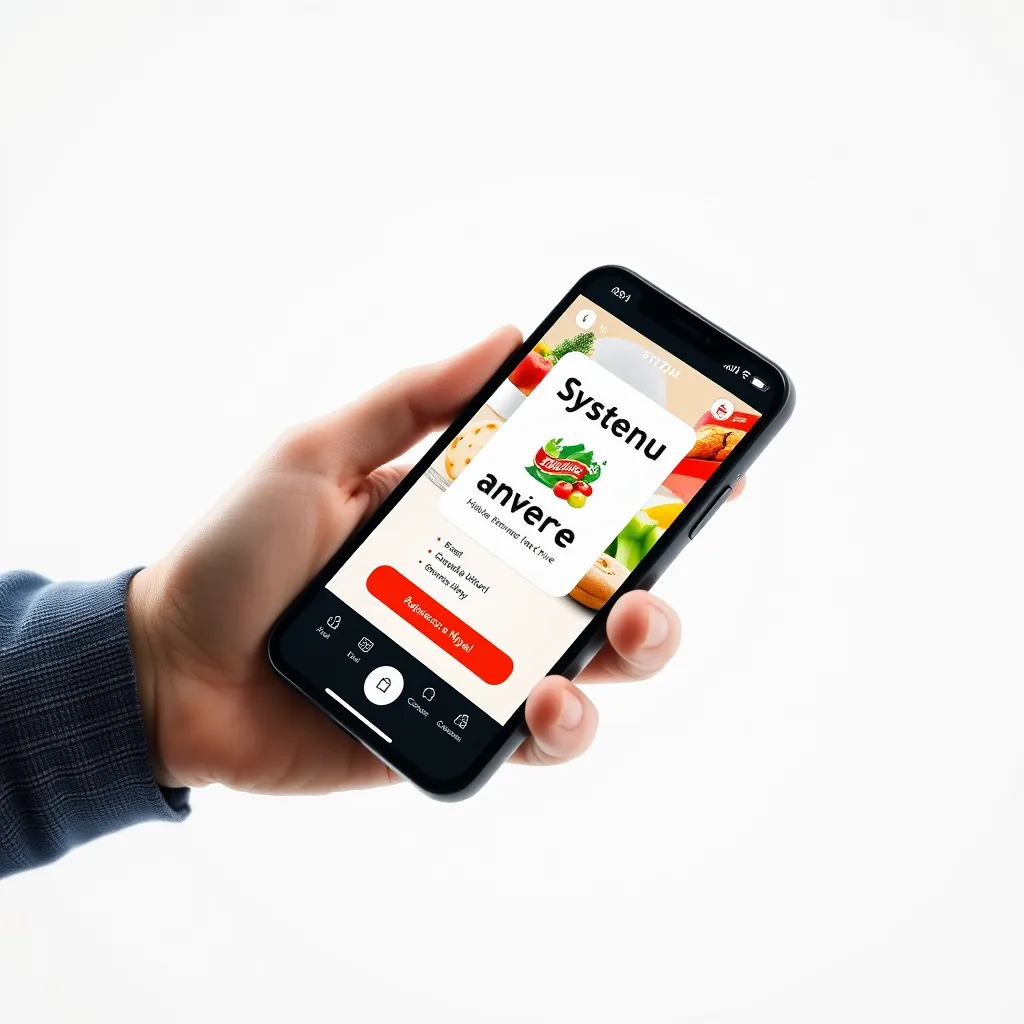 Application de drive U Système U sur smartphone