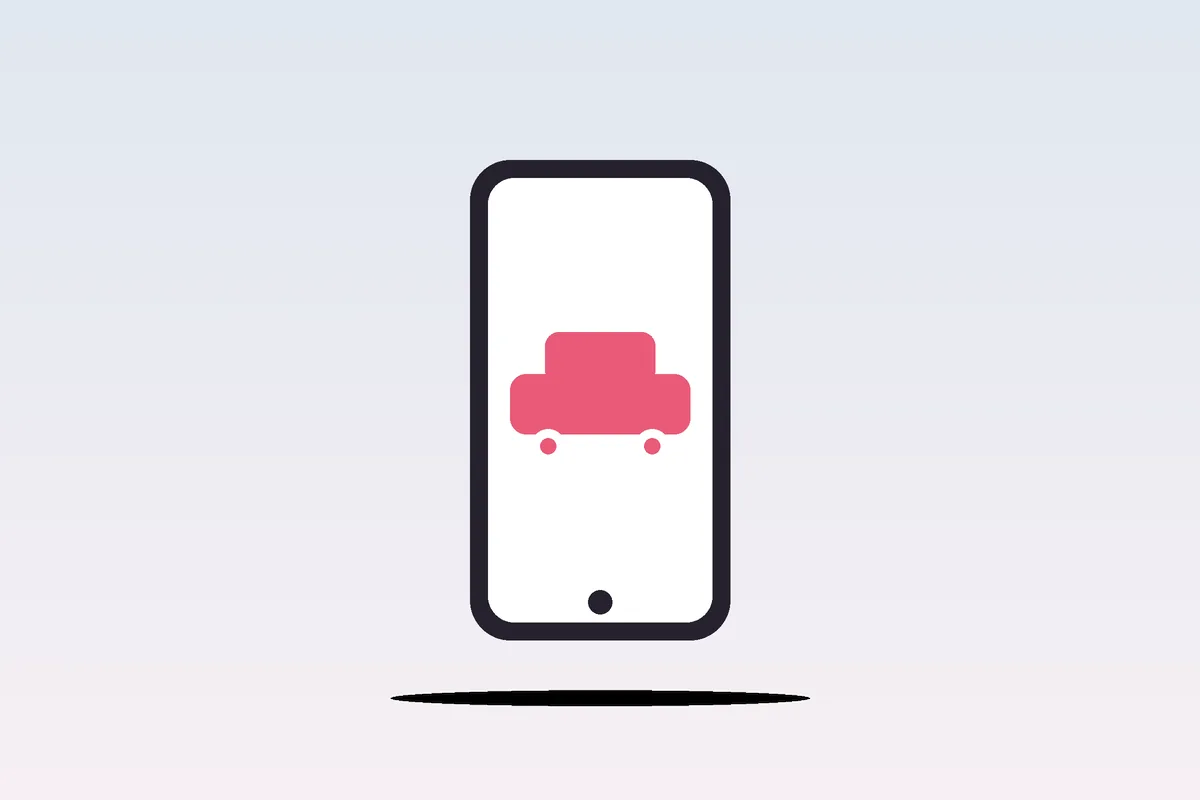 Application mobile My Peugeot avec l'icône d'une voiture